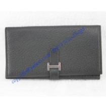 Hermes Bearn Long Wallet HW208 black
